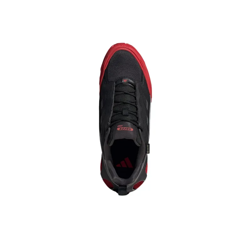 Adidas Wonder Runner Anti Slip Wear Resistant Low Top Running Shoes Men's Black Red-3