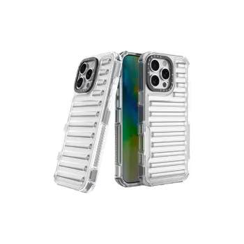 BYZ Silicone Material Transparent Fully Enclosed Impact Resistant Phone Case Compatible With Apple IPhone 16 15 14