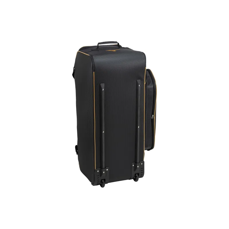 Mizuno Synthetic Leather Travel Bag Unisex Black-4