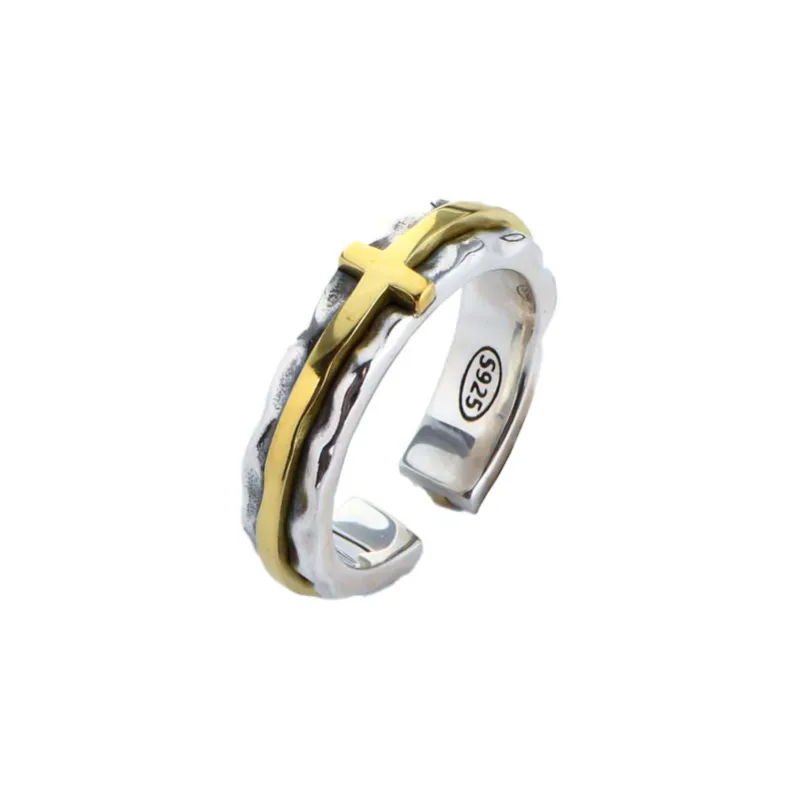LONGFENGYUAN S925 Silver Rings Unisex-1