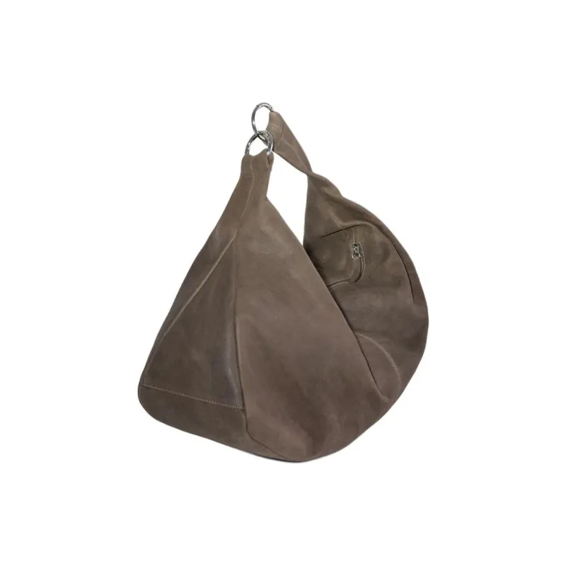 Paloma-wool Leather Handbag Shoulder Bag Large Size Women's Brown-1