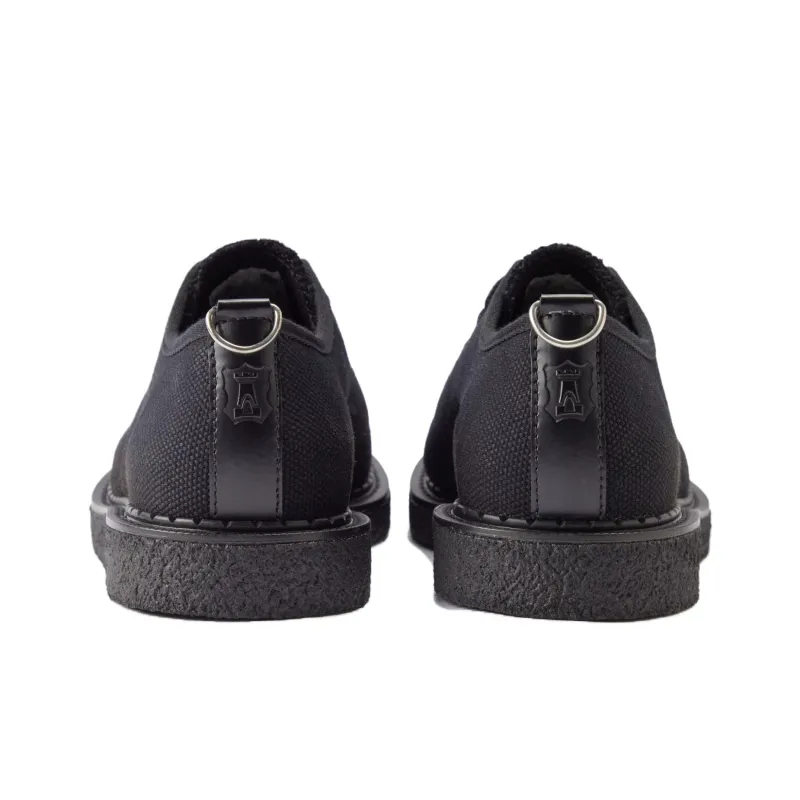 George Cox x FRED PERRY Monkey Low-Top Canvas Shoes Unisex Black-4
