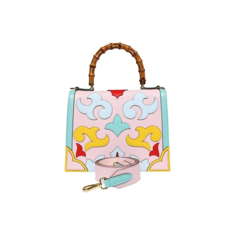CASABLANCA Calfskin Shoulder Bag Crossbody Bag Handbag Women's Multicolor-1