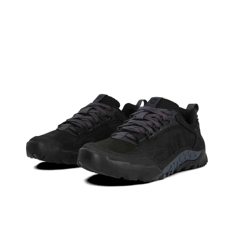 MERRELL Anti Slip Wear Resistant Low Top Hiking Shoes Men's Black-2