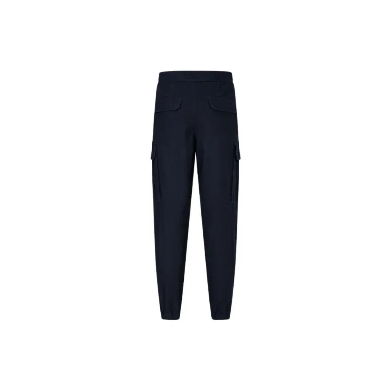 ARMANI EXCHANGEAE FW22 Knitted Sweatpants Men's Navy Blue-1