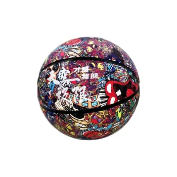 AMYUP PU Basketball Floral World Size 7 Street Unisex