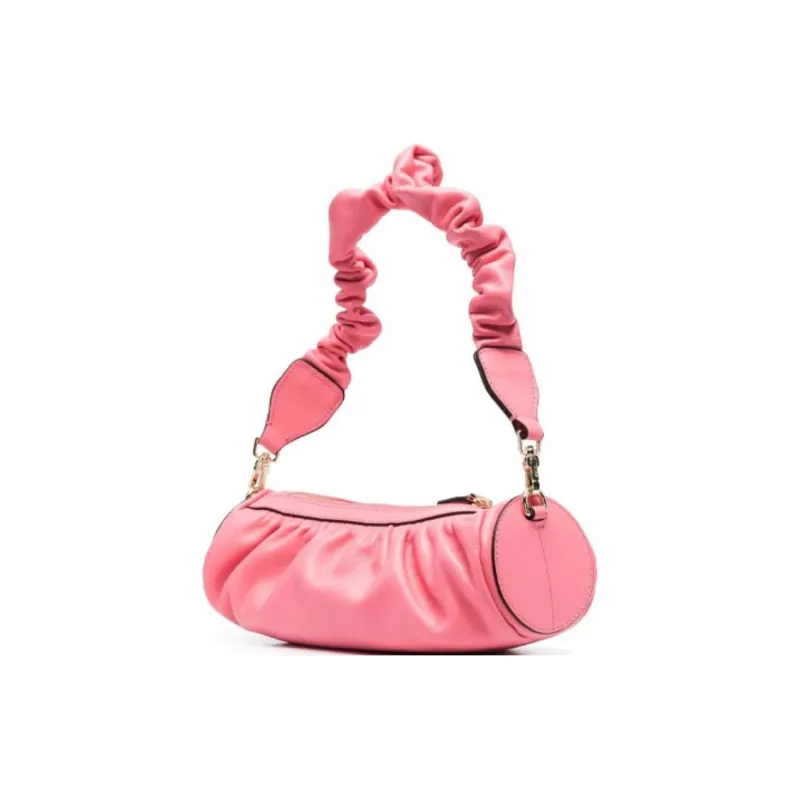 Manu Atelier Leather Arrow Bag, Underarm Shoulder Bag Women's Pink-1