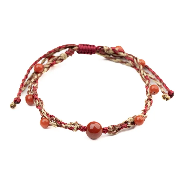 Xianyuan Southern Red Agate Jade Bracelets Unisex-0
