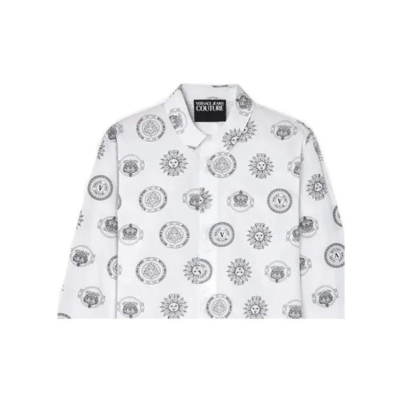 VERSACE JEANS COUTURE Shirts Men White-4
