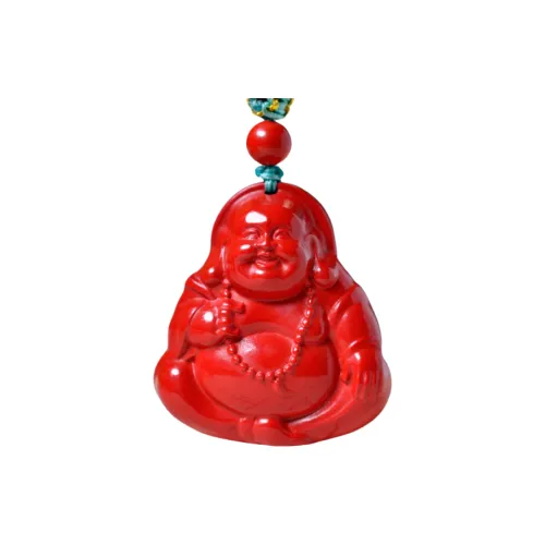 HUWEI Cinnabar Necklaces Unisex