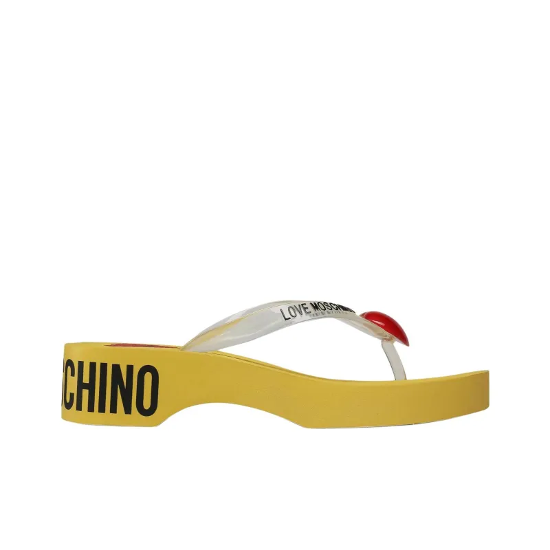 MOSCHINO Flip Flops Women's Yellow-1