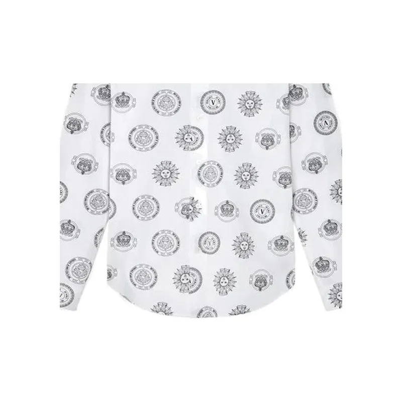 VERSACE JEANS COUTURE Shirts Men White-5