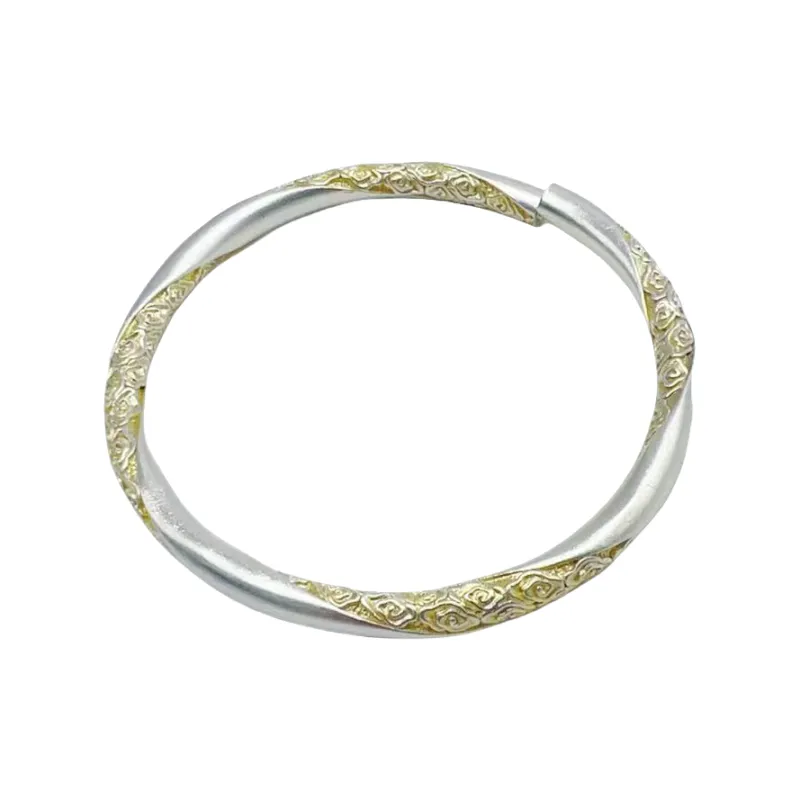BKBU 999 Fine Silver Bangles Unisex-0