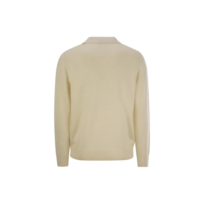 MC2 Saint Barth Convent Long Sleeved Knitted Polo Shirt-1