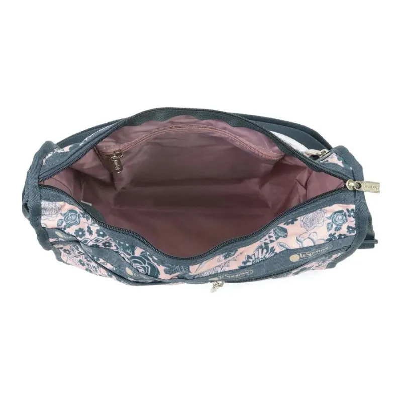 LeSportsac Polyester Crossbody Bag Shoulder Bag Women's Pink & Blue-4