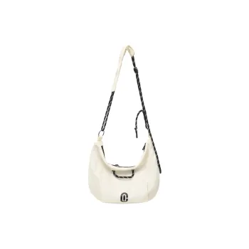 LUVISTRUE Nylon Student Backpack Shoulder Bag Crossbody Bag Regular Men's Black/Light Gray/White/Khaki