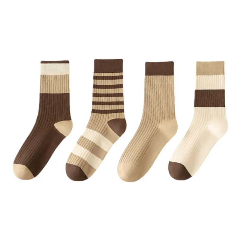 Yalu Mid Calf Socks Women's 4 Pack-5