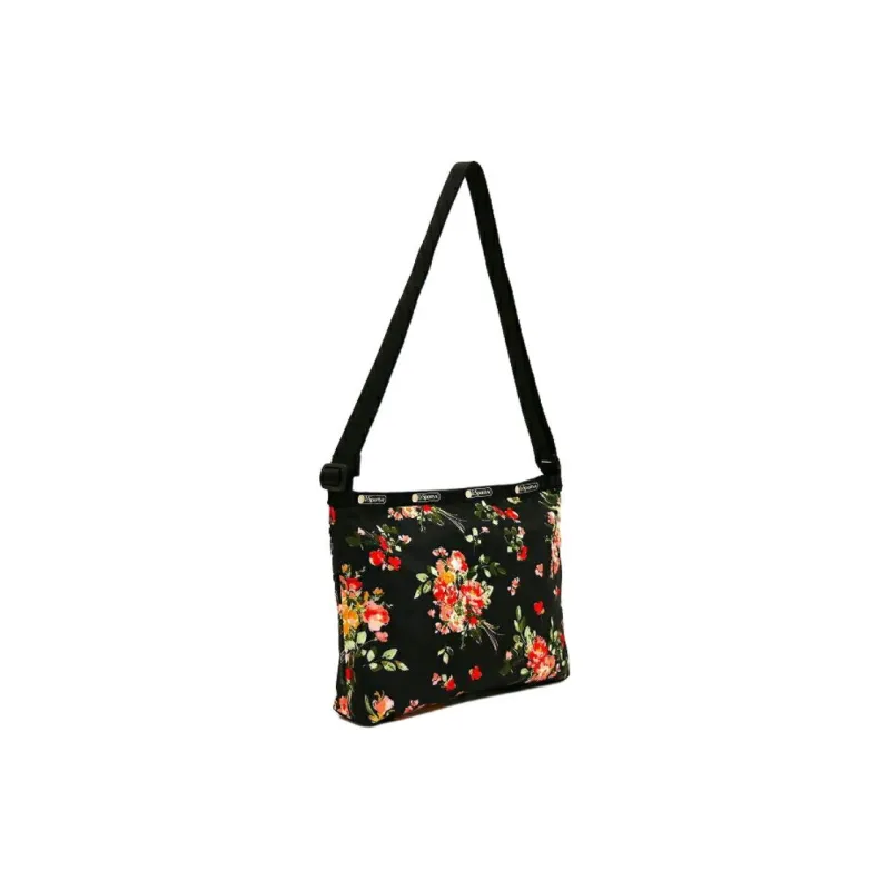 LeSportsac Polyester Crossbody Bag, Shoulder Bag Women's Black & Multicolor-1