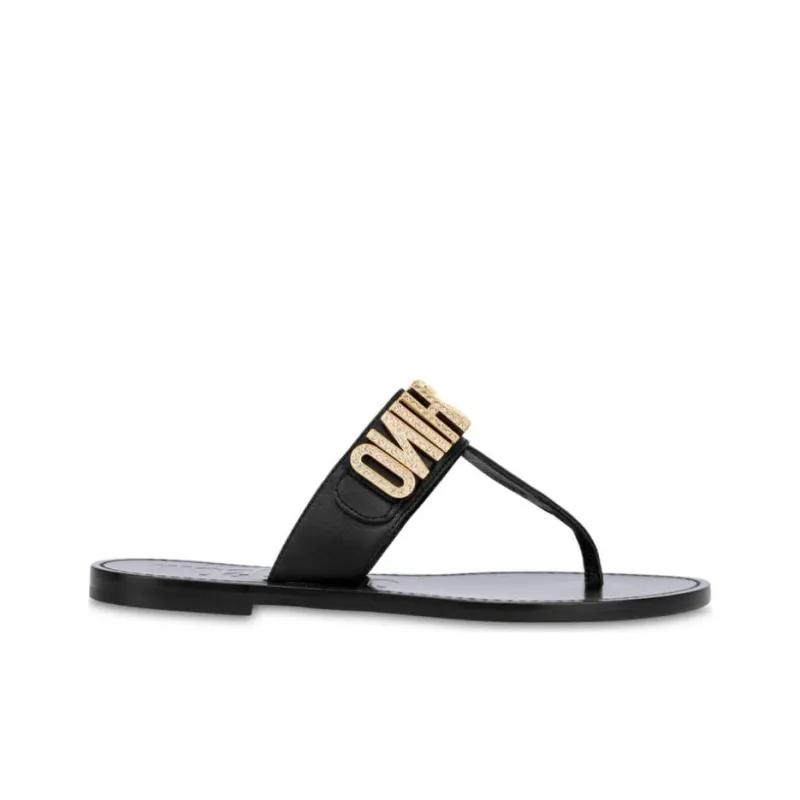 MOSCHINO Flip Flops Women's Black-1