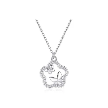 2801 S925 Silver Necklaces Women's