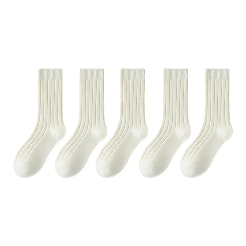 Caramella Mid Calf Socks Women's Combo Set-5