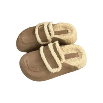 ALPLUME Home Slippers Maroon  Antelope Brown