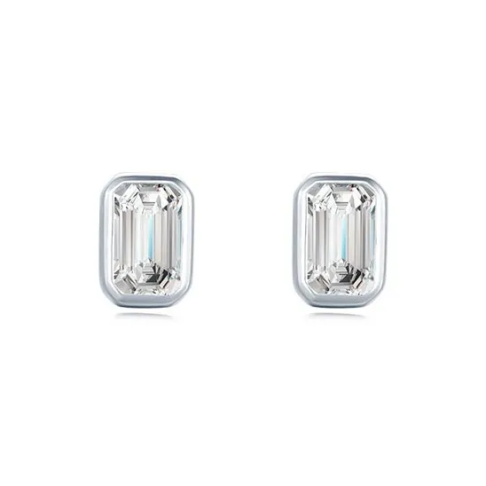 CARAT'S DIARY S925 Silver Stud Earrings Unisex-0