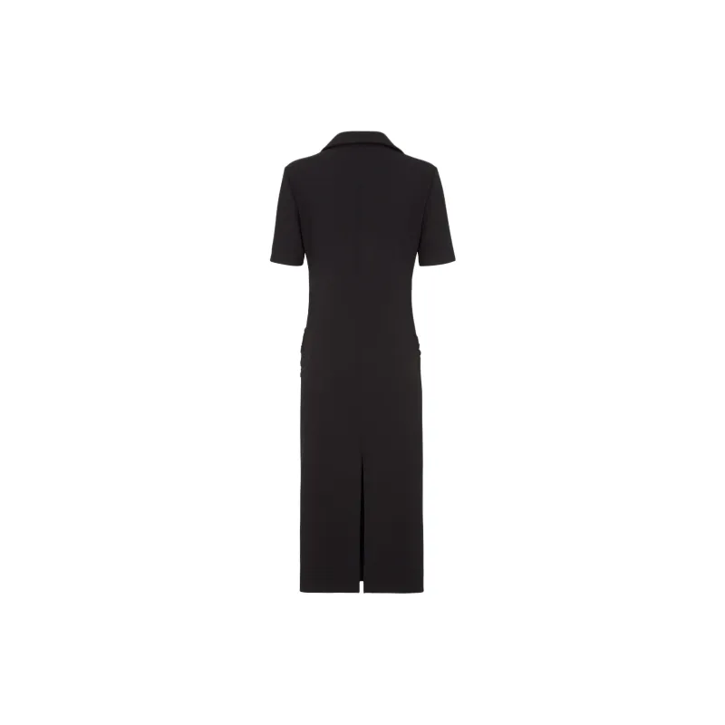 FENDI FW24 Short Sleeved Dresses Women's Black-1