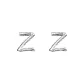 Letter Z 1 Pair Eh-2780.ebZ