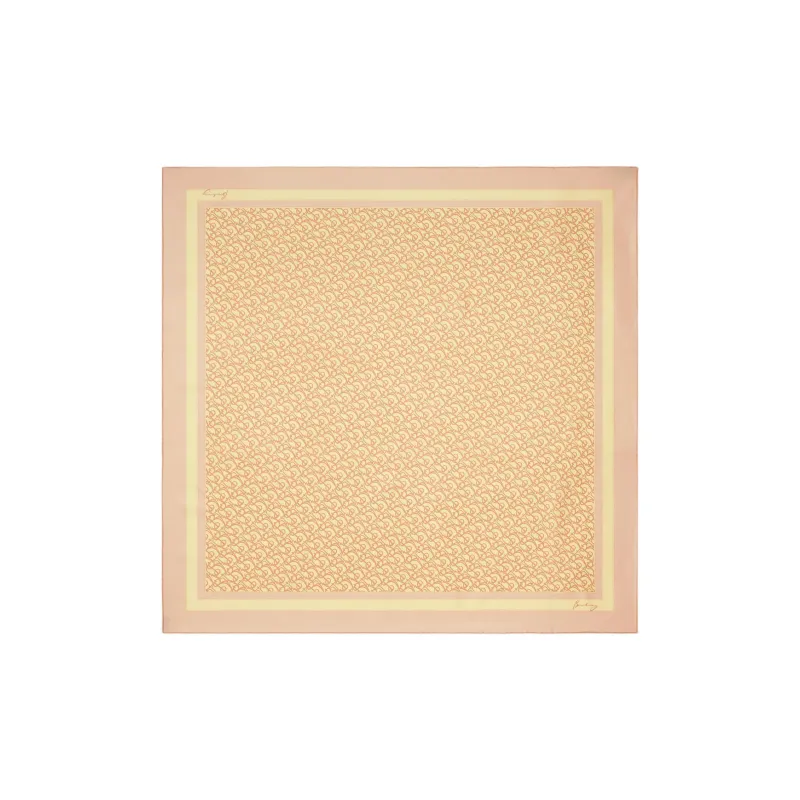 Burberry Silk Scarves Unisex Tea Brown-0