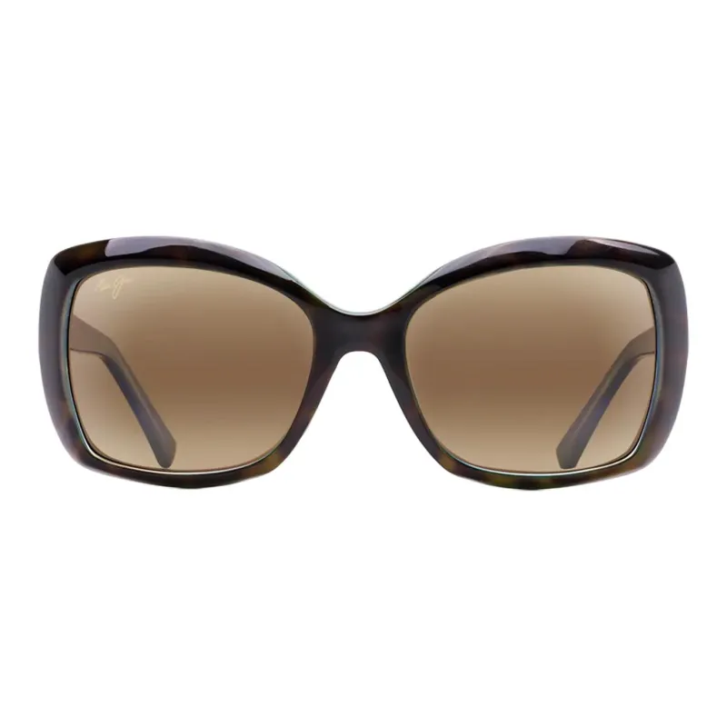 Maui Jim Acetate Square Sunglasses Unisex Tortoiseshell-1