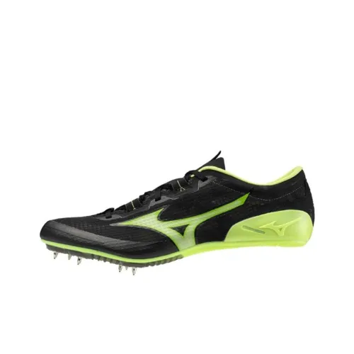 LASER x Mizuno Anti Slip Wear Resistant Low Top Training Shoes Women's Black Green