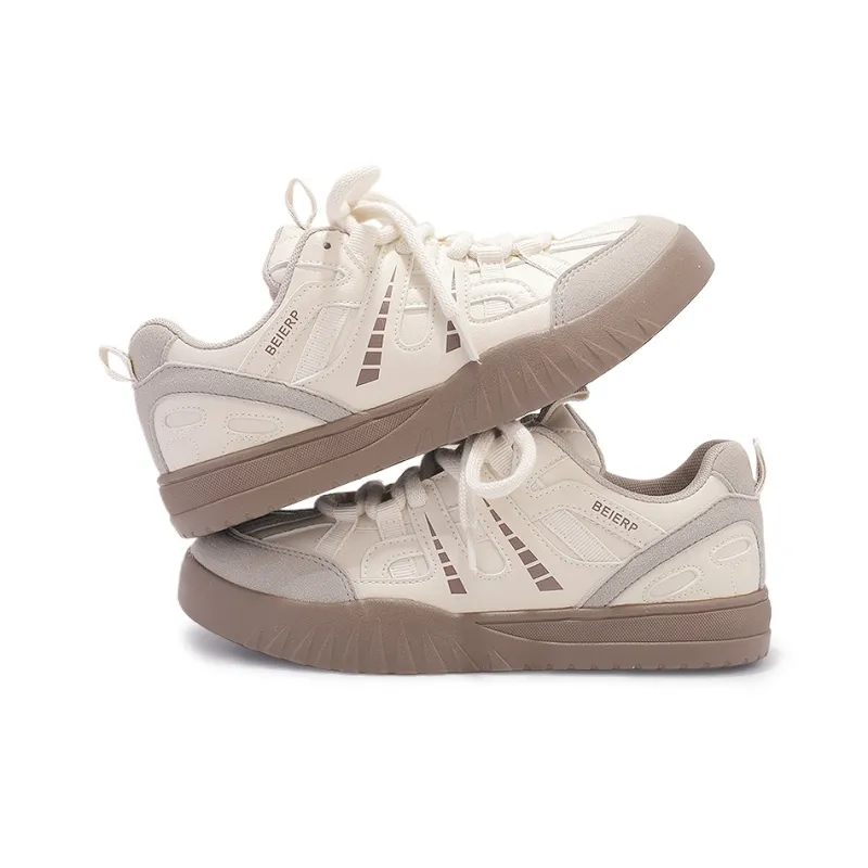 Shen Linsen Cushioning, Slip Resistant, And Abrasion Resistant Low Top Casual Shoes Women's Beige-4