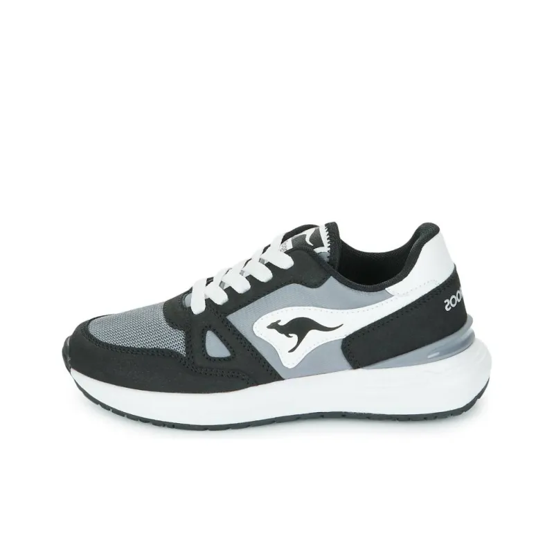 KangaROOS Kids Lifestyle Shoes Black/Gray/White Teenagers-0