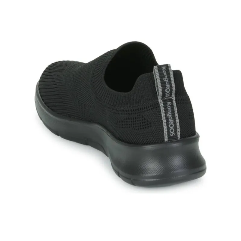 KangaROOS Anti Slip Wear Resistant Low Top Running Shoes Women's Black-3