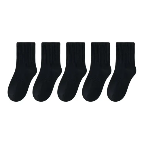 Yalu Mid Calf Socks Unisex 5 Pack