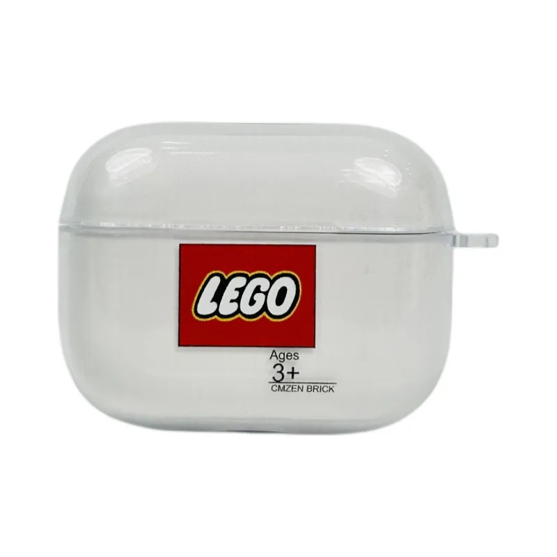 Sopi Compatibility With Apple AirPods 4/2/3/4th Generation/AirPods Pro/Pro 2 TPU LEGO Pendant Headphone Cases-4