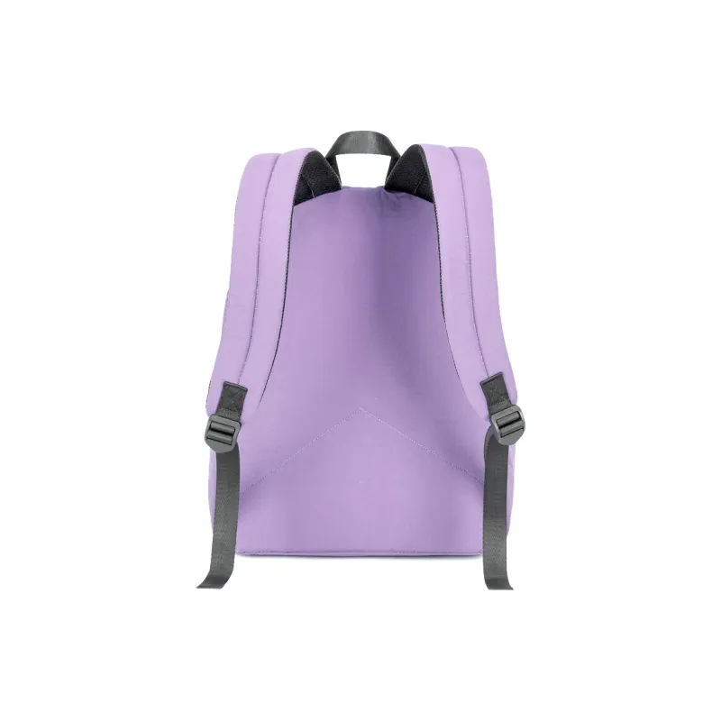 ZUOFEIFAN Fabric Backpack Unisex Woody Brown/Mint Purple/Black-3