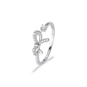 Chongqing Gold Store S925 Silver Cubic Zirconia Rings Women's