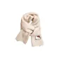 Beige Hello Kitty Knit Scarf
