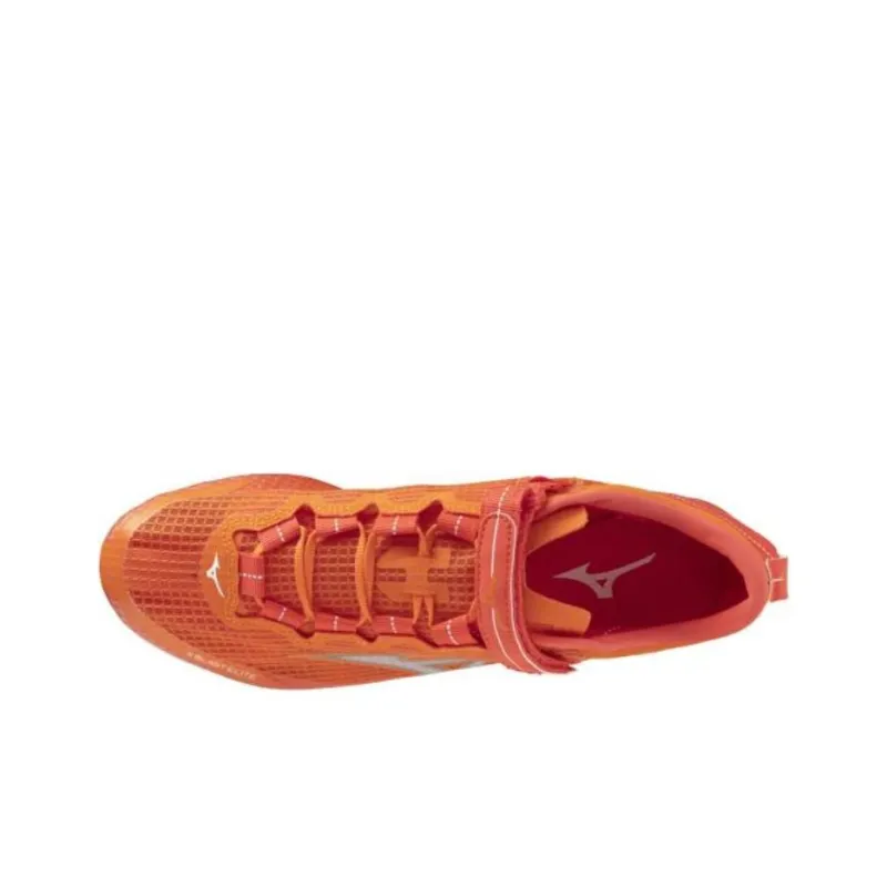 Mizuno Anti Slip Wear Resistant Low Top Running Shoes Women's Orange Silver-2