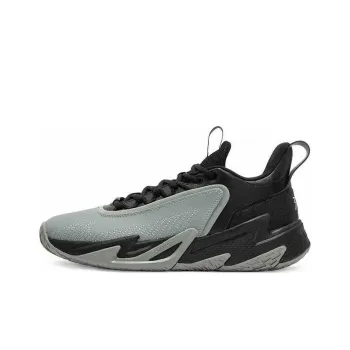 361° Anti Slip Wear Resistant Low Top Basketball Shoes Men's Gray Black