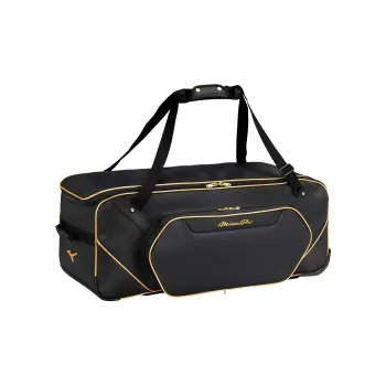 Mizuno Synthetic Leather Travel Bag Unisex Black