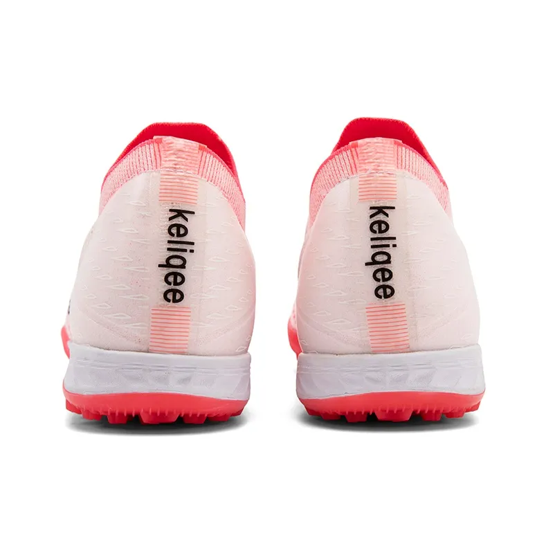 Keliqee Soccer Shoes Unisex Low Top Red-3