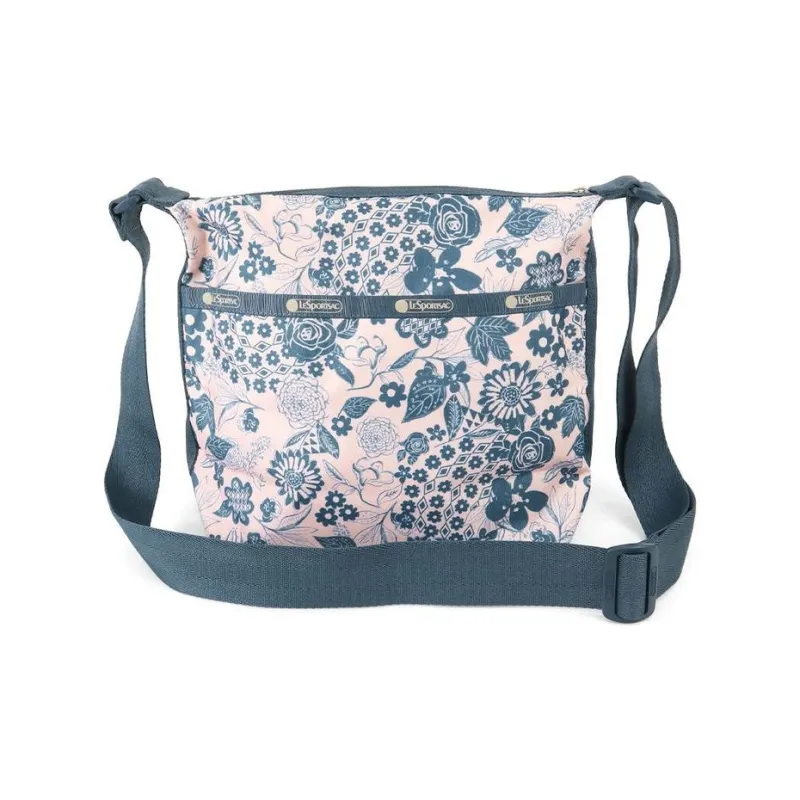 LeSportsac Polyester Crossbody Bag Shoulder Bag Women's Pink & Blue-0