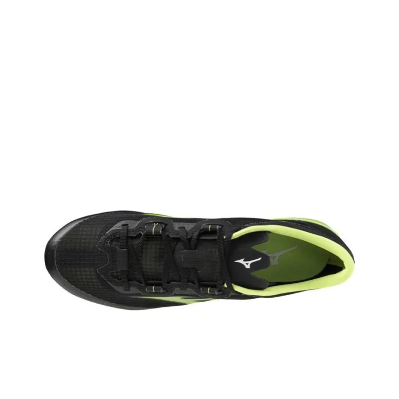 LASER x Mizuno Anti Slip Wear Resistant Low Top Training Shoes Women's Black Green-1