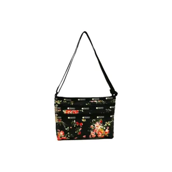 LeSportsac Polyester Crossbody Bag, Shoulder Bag Women's Black & Multicolor