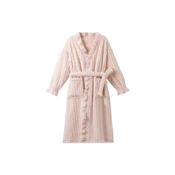 OUSHIBO Bath Robes Women's Image Color