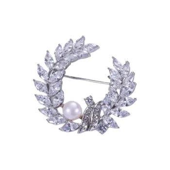HENGSHENG Freshwater Pearl Brooches Unisex