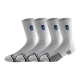 White Gray Thigh-High Socks-4 Pack